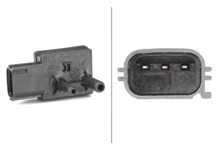 Exhaust fumes pressure sensor - HELLA 6PP009409281
