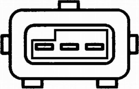 Фото 2 - Датчик колінвалу HELLA 6PU 009 146-181 (6PU009146181)