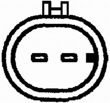 Фото 2 - Датчик коленвала HELLA 6PU 009 163-401