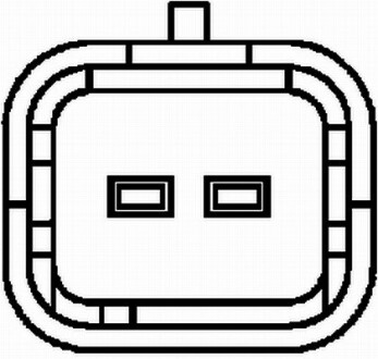 Фото 4 - Датчик колінвалу HELLA 6PU 009 163-471 (6PU009163471)