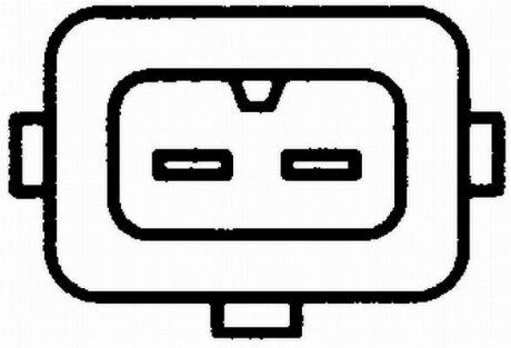 Фото 2 - Датчик коленвала HELLA 6PU 012 680-001 (6PU012680001)