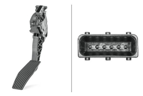 Педаль акселератора в сборе, OPEL - HELLA 6PV009765741