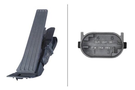 Pedal gazu bmw 1 e81/e87 03- 4 e85 13- - HELLA 6PV010946281