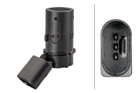 Датчик контролю паркування (парктронік) задн/передн AUDI A4 B6, A4 B7, A6 C5, ALLROAD C5 01.97-03.09 - ((4B0919275B)) HELLA 6PX358141251