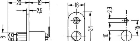 Фото 2 - Автозапчасть HELLA 6ZF 004 365-041