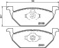 Комплект тормозных колодок, дисковый тормоз - (6Q0698151, 1J0615115, 1J0698151) HELLA 8DB355008-591 (фото 2)