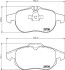 Комплект тормозных колодок, дисковый тормоз - (12800120, 12803551, 12765397) HELLA 8DB 355 009-311 (фото 2)