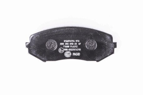 Фото 3 - Гальмівні колодки HELLA 8DB 355 012-351 (8DB355012351)