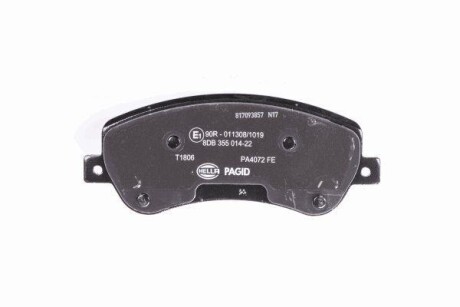 Фото 3 - Гальмівні колодки HELLA 8DB355014221