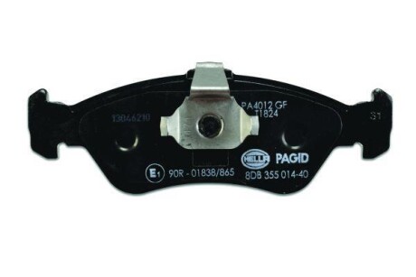 Фото 3 - Гальмівні колодки HELLA 8DB355014-401 (8DB355014401)