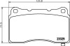 Комплект тормозных колодок, дисковый тормоз - (105506600B, DR332001CC, DR3Z2001C) HELLA 8DB355014451 (фото 2)