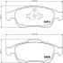 Комплект тормозных колодок, дисковый тормоз - (410605961R, 410A12582R, 7711946171) HELLA 8DB355014791 (фото 2)