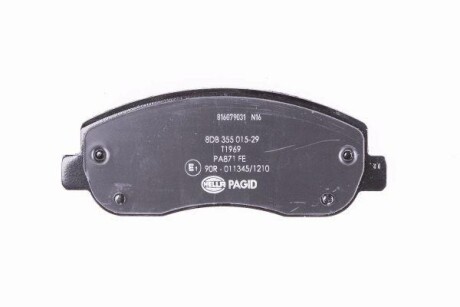 Фото 3 - Тормозные колодки HELLA 8DB355015-291