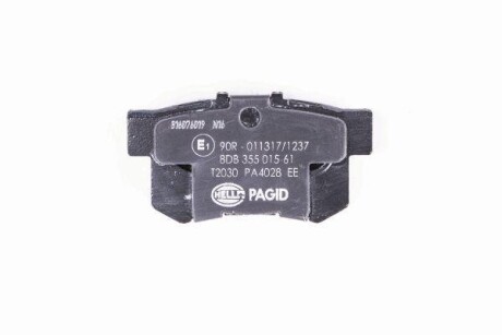 Фото 3 - Гальмівні колодки HELLA 8DB355015-611 (8DB355015611)