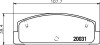 Комплект тормозных колодок, дисковый тормоз - (gjya2649za, gjyb2648za, fdy12649z) HELLA 8DB 355 016-761 (фото 2)