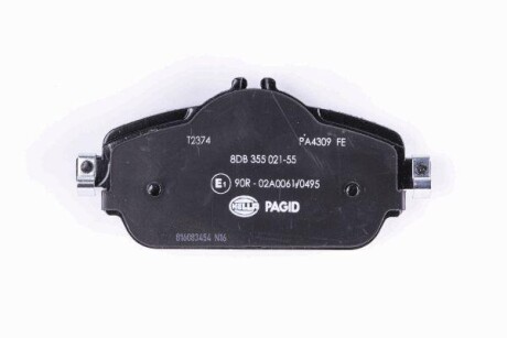 Фото 3 - Гальмівні колодки HELLA 8DB355021-551 (8DB355021551)