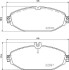 Комплект тормозных колодок - (a0084203820, A0084202820, 0084203820) HELLA 8DB 355 021-921 (фото 1)