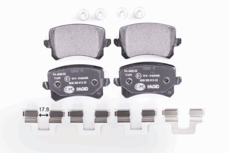 Фото 2 - Гальмівні колодки HELLA 8DB355025331