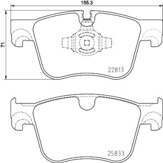 Klocki ham. prz. CI OP PE - (su001b3587, 95525370, 1678168480) HELLA 8DB355036491