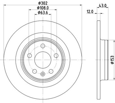 Tarcze hamulcowe - (31423721) HELLA 8DD355126991