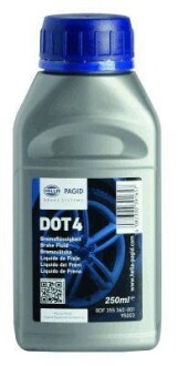 Гальмівна рідина DOT4 (0,25L) - HELLA 8DF355360-001