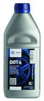 Тормозная жидкость DOT4 1л. - HELLA 8DF355360021