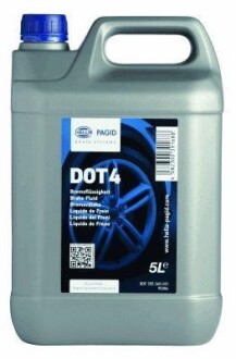 Гальмівна рідина DOT4 (5L.) - HELLA 8DF355360031