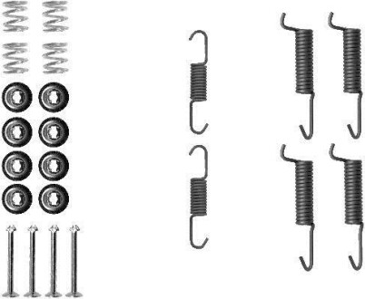 Ремкомплект гальмівних колодок - (mr535718, mr178827, mn186248) HELLA 8DZ355201831