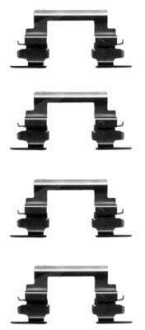 Комплект аксесуарів - ((1607500680, MR527673)) HELLA 8DZ355203721 (фото 1)