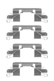 Ремкомплект гальмівних колодок - (41080EB325, 4605A195) HELLA 8DZ355204941