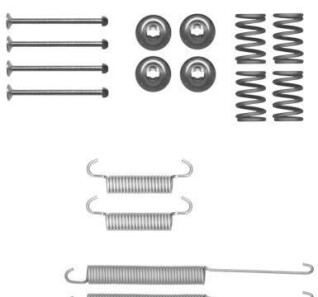 Комплектующие, тормозная колодка - (2H0698545) HELLA 8DZ 355 205-411