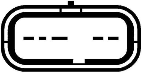 Фото 2 - Витратомір повітря HELLA 8ET009142-391 (8ET009142391)