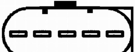 Фото 2 - Витратомір повітря HELLA 8ET 009 142-701 (8ET009142701)