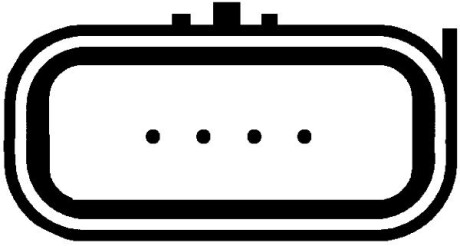 Фото 2 - Расходомер воздуха HELLA 8ET 009 142-821 (8ET009142821)