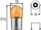 Лампа накаливания RY10W 12V 10W желтый - (yy04500207105) HELLA 8GA002071051 (фото 1)