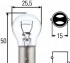 ZAROWKA P21/5W 12V BAY15D BLISTER 2SZT. - HELLA 8GD002078173 (фото 2)