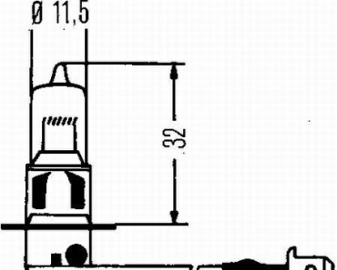 Фото 2 - Автомобільна лампа HELLA 8GH 002 090-133 (8GH002090133)