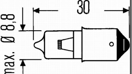 Фото 2 - Автомобільна лампа HELLA 8GH 002 473-151