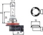 Лампа розжарювання HEAVY DUTY H11 24V 70W PGJ19-2 - (zf259010092) HELLA 8GH008358241 (фото 1)