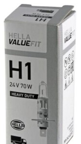 Лампа VALUEFIT H1 24V 70W P14,5S STANDARD - HELLA 8GH 242 632-021