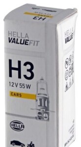 Лампа VALUEFIT H3 12V 55W PK22s - HELLA 8GH 242 632-041