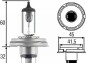 Лампа накаливания, основная фара - (yy04500417312) HELLA 8GJ 004 173-121 (фото 1)