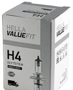 Лампа VALUEFIT H4 24V 75/70W P43t - HELLA 8GJ 242 632-101