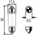 Автолампа Behr Lifetime Long Life C5W SV8,5-8 5 W прозрачная - (yy04500209217) HELLA 8GM002092171 (фото 1)