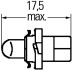 Автолампа Behr Standard BAX BX8,4d 2 W прозрачная - HELLA 8GS006677121 (фото 2)