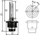 Лампа ксенонова D2S 85V 35W - (0882009, 07920081805, 20223991) HELLA 8GS007949261 (фото 1)