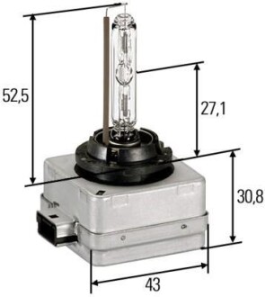 Лампа ксенонова STANDARD D1S 35W P32d-2-5 - (dyx0099655, 17428959) HELLA 8GS009028111 (фото 1)