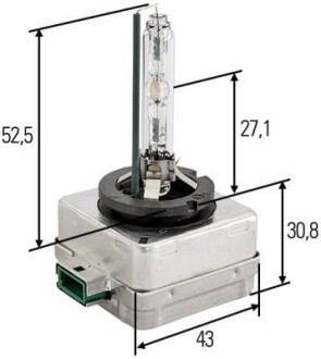 Лампа ксенонова D3S 42V 35W P32d-2-5 - (n10721801, N10721805) HELLA 8GS009028311