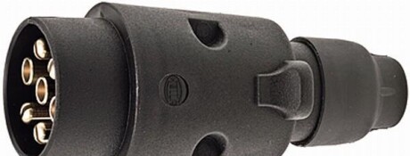 Розетка, кількість штифтів/кількість активних штифтів 7, 12В, 16/25А DAF DEMAG LIEBHERR - ((0005454828, 1301760, 201005, 201018, 201037)) HELLA 8JA 001 930-001