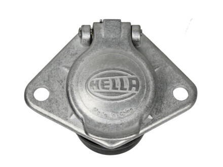 Розетка TYP N Чоловічий, ISO 1185, кількість штифтів/кількість активних штифтів 7, 24В, 15/20А (алюмінієвий контакти з різьбою) - ((179529, 0179529)) HELLA 8JB 003 833-001